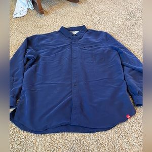 The North Face XL button up top